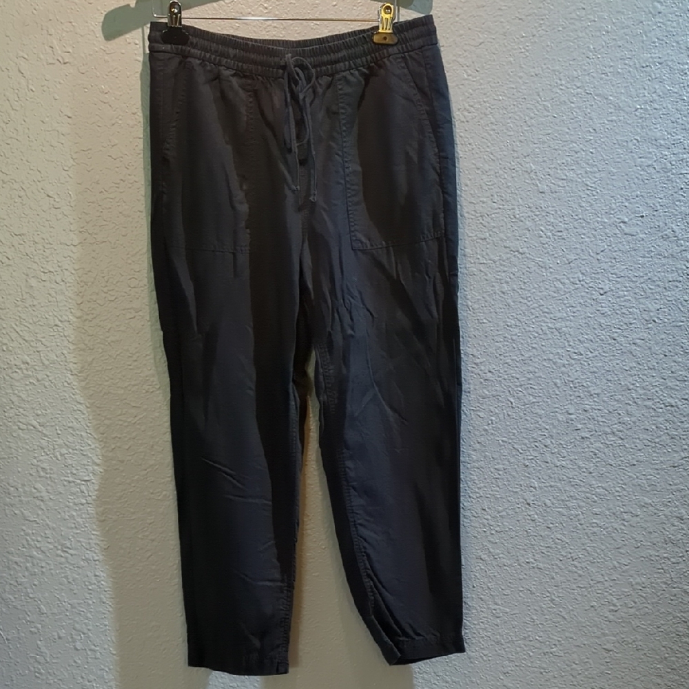 J. Crew Black Linen Pants